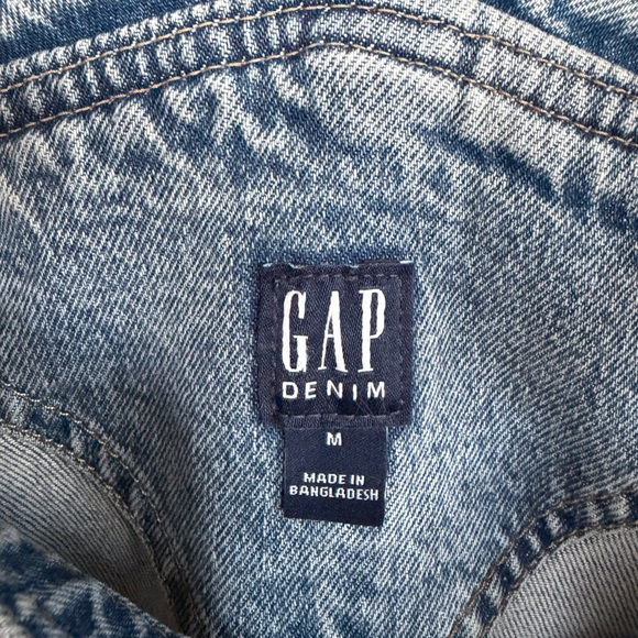 GAP Vintage Older Jean Denim Overalls. Size Medium. EUC - Picture 6 of 10